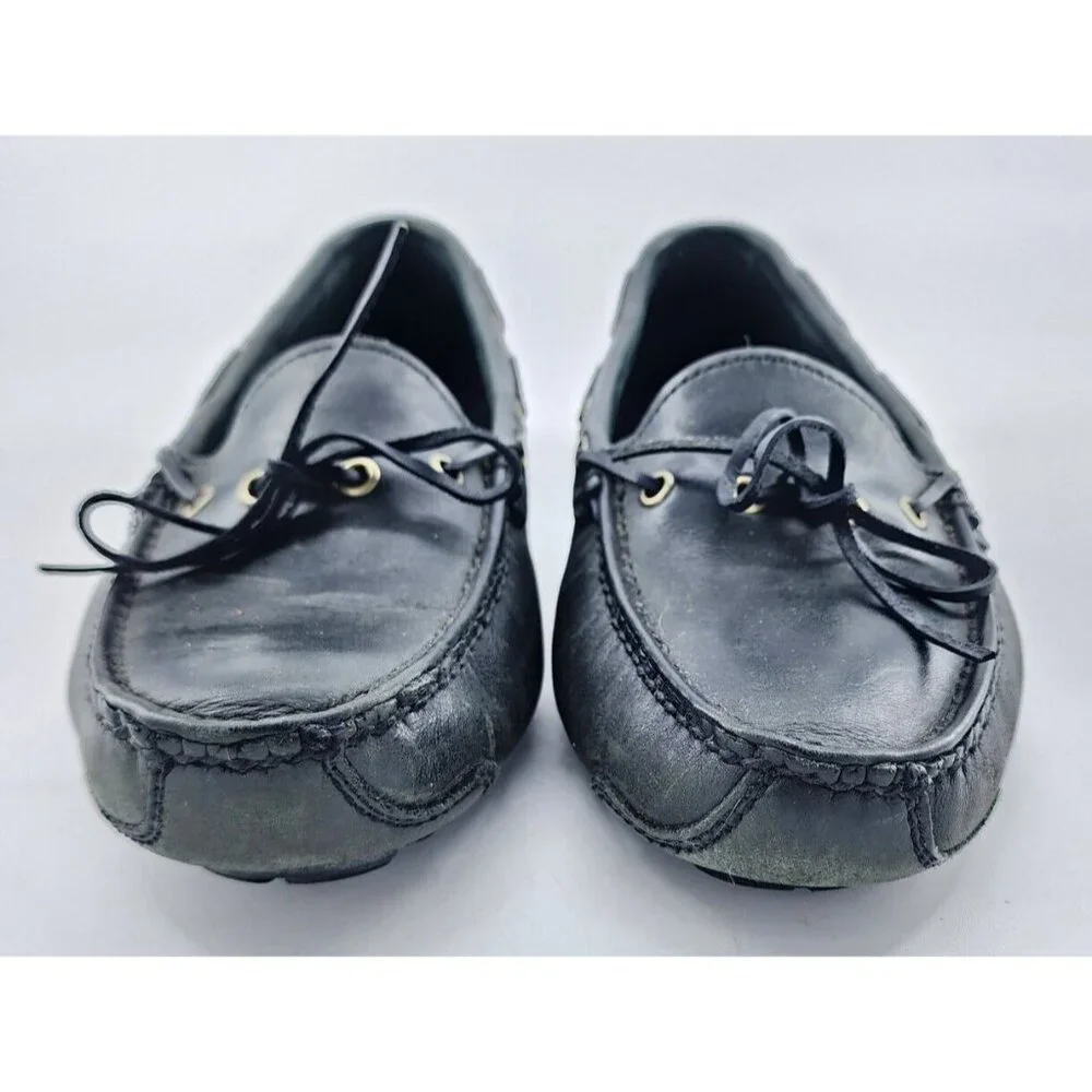 Cole Haan‎ Gunnison II Black Slip On Leather Driving Shoes Men's Size 8 M C05923
